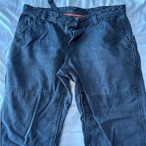 Patagonia Worn Wear Iron Forge Hemp Canvas Double Knee pants, size 16, Black